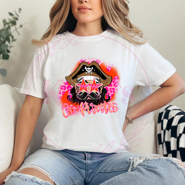 Go Pirates  Preppy Direct-To-Film Transfer